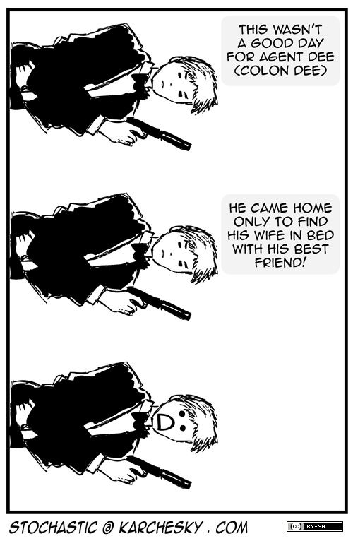 Comic: The misadventures of agent Dee 1