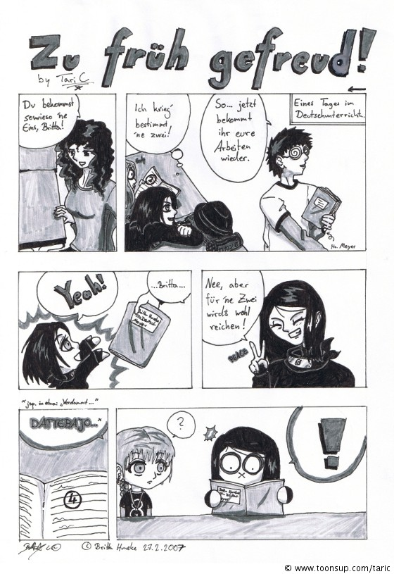 Comic: Zu früh gefreud! 1