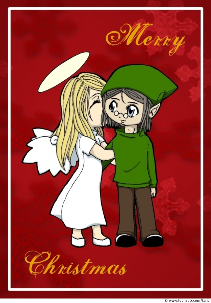 Illustration: Weihnachtsgrußkarte 1