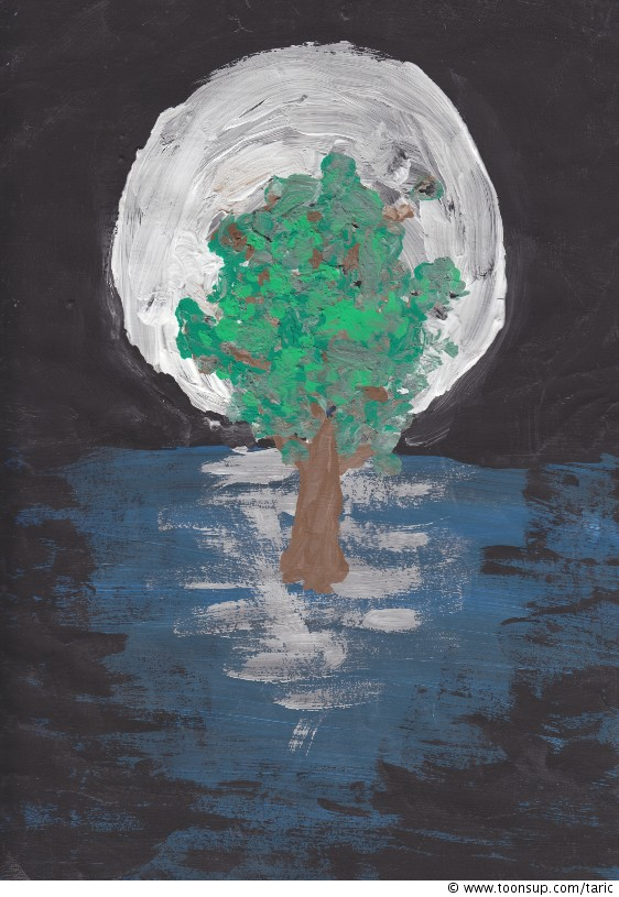 Illustration: Tree in Water 1