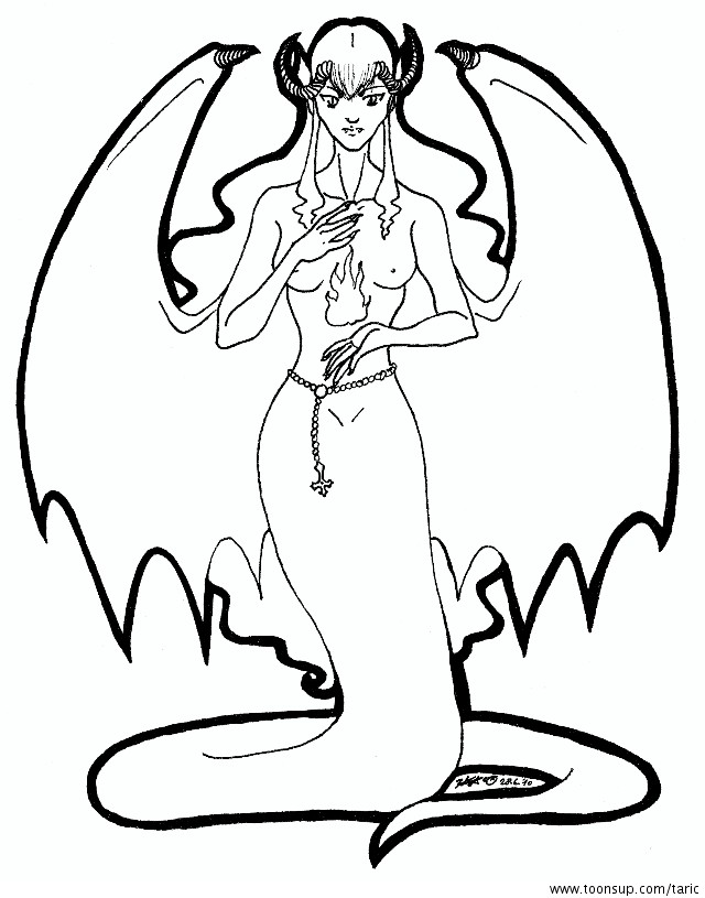 Illustration: Dämonin 1