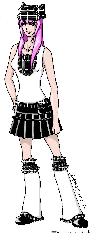 Illustration: Visual Kei Kitty 1