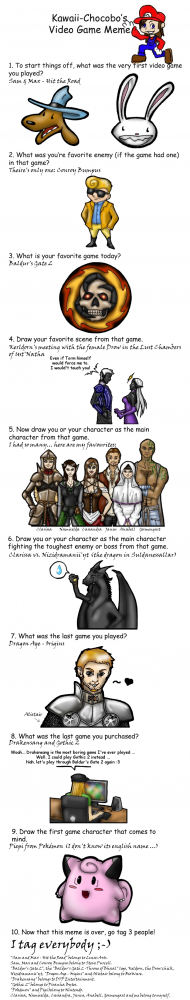 Concept Art / Character Design: Video Game Meme 1