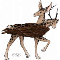 Gefleckter Pegacornus