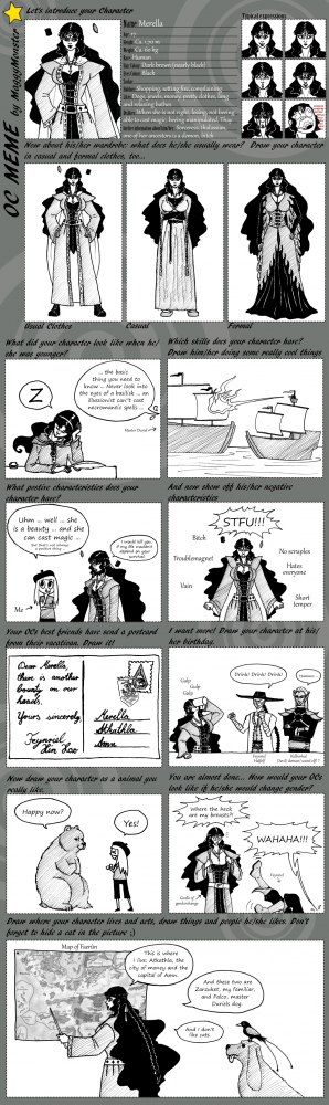 Concept Art / Character Design: OC Meme - Merella 1