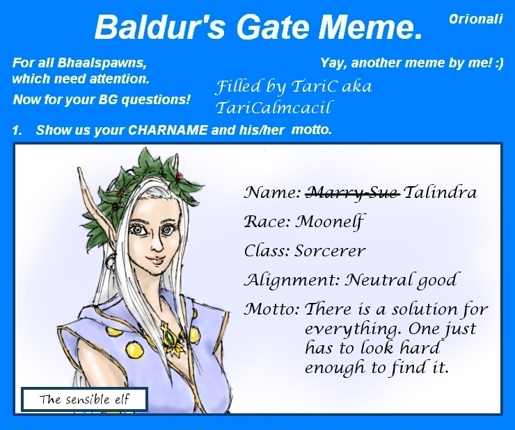Cartoon: BG Meme - Talindra 1