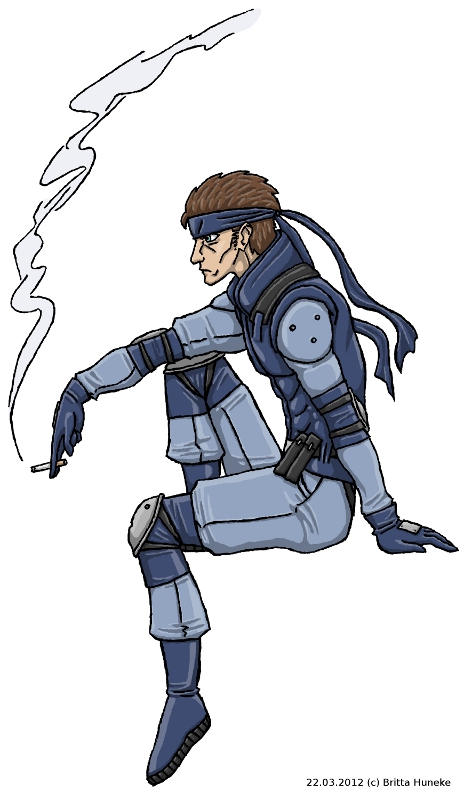 Illustration: Solid Snake 1