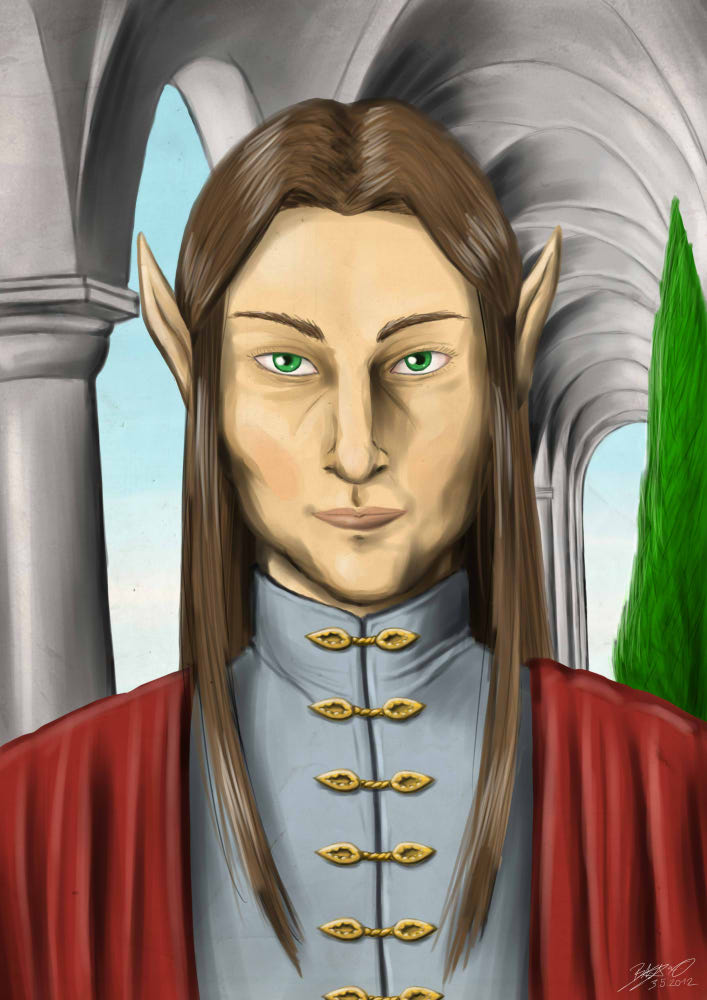 Illustration: Moonelf Portrait 1