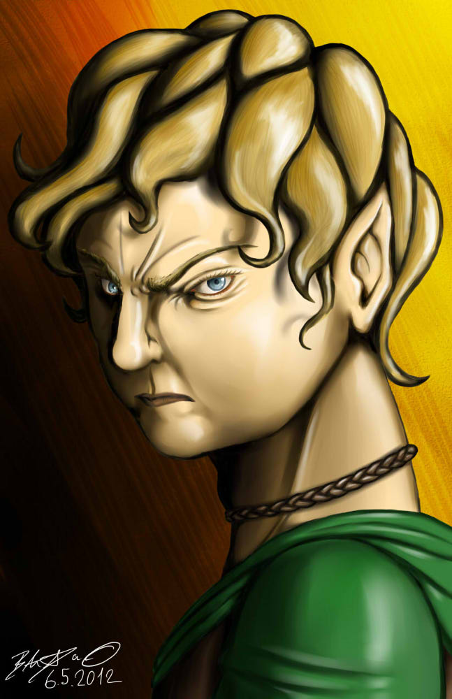 Illustration: Angry Halfling 1