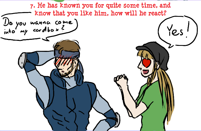 Cartoon: You and your favourite guy Meme - Solid Snake 8