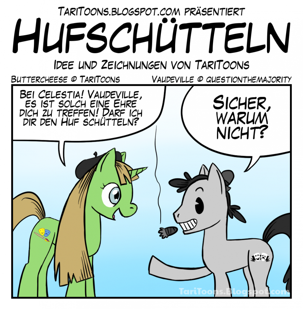 Comic: Hufschütteln 1