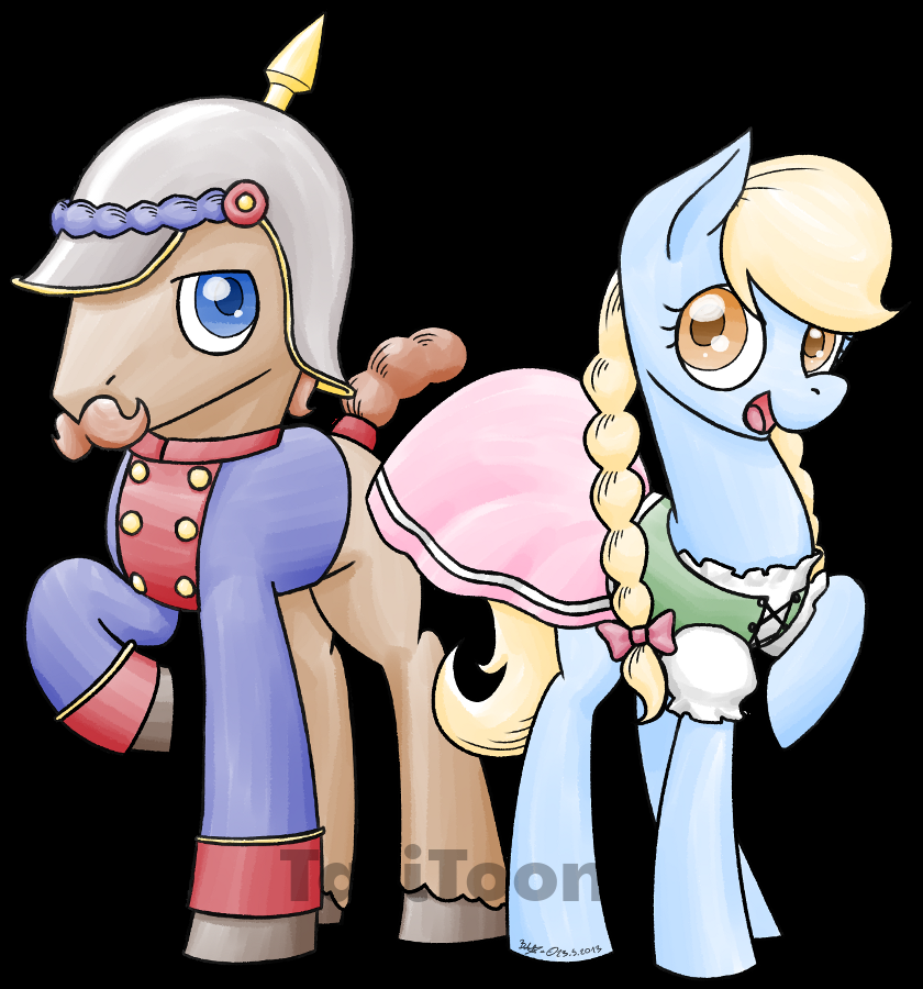 Concept Art / Character Design: Stereotype Deutschland-Ponys 1