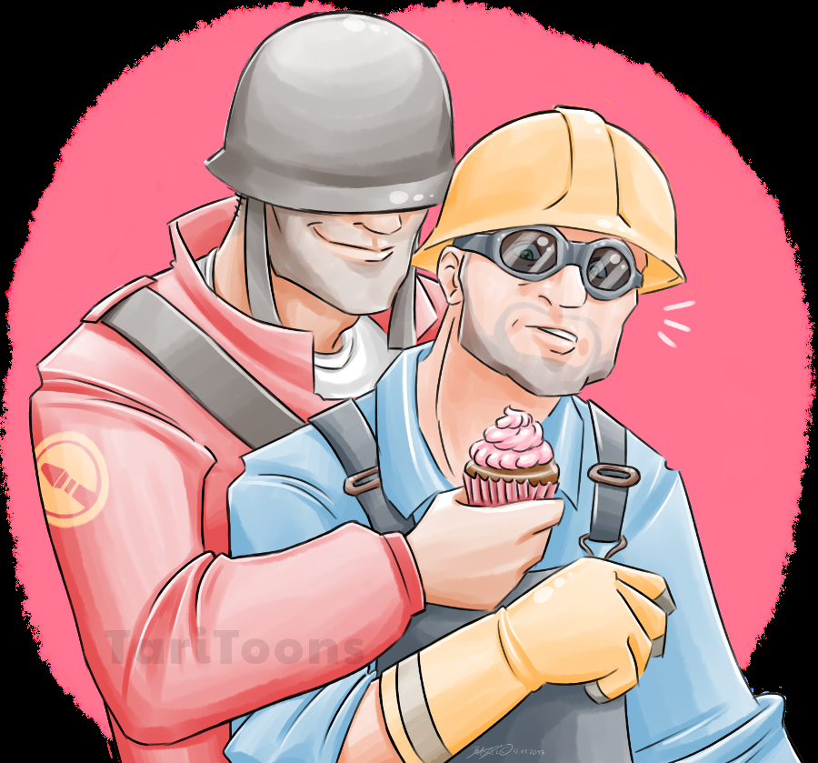 Illustration: Make cupcakes, not war. 1