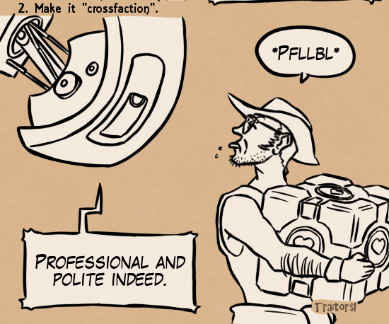Comic: GLaDOS/ Sniper shipping Meme 2