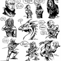 CRPG Doodles #1