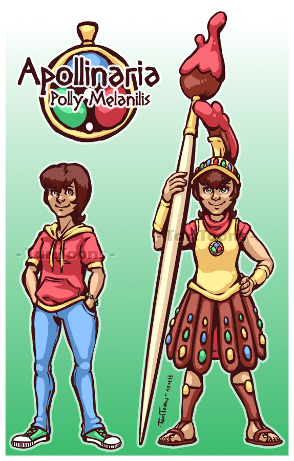Concept Art / Character Design: ToonsUp Liga - Apollinaria 2