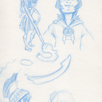 Concept Art / Character Design: Apollinaria Skizzen 4