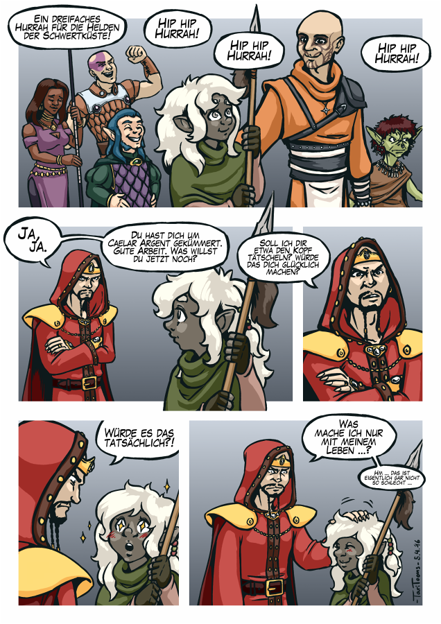 Comic: Kopftätscheln in Dragonspear 1
