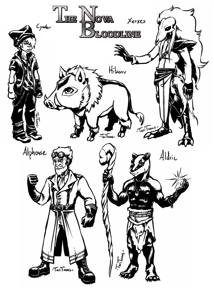 Concept Art / Character Design: The Nova Bloodline - Concepts 1
