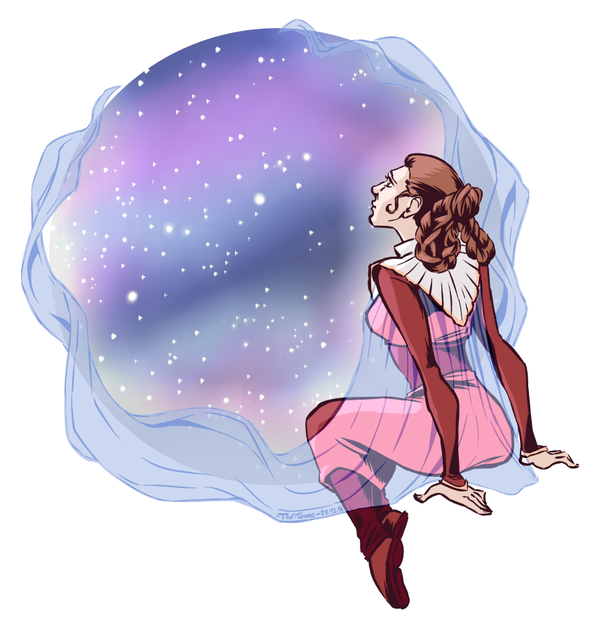 Illustration: Farewell, Star Princess. 1