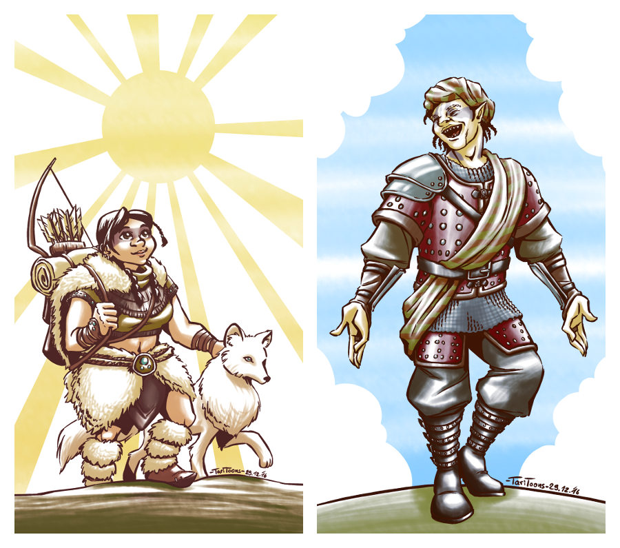Illustration: Pillars of Eternity Tarot 1