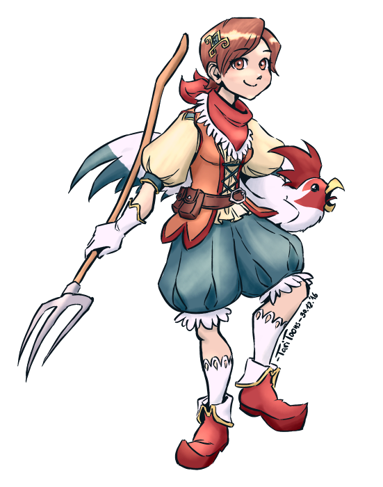 Concept Art / Character Design: Harvest Moons/ Rune Factory 1