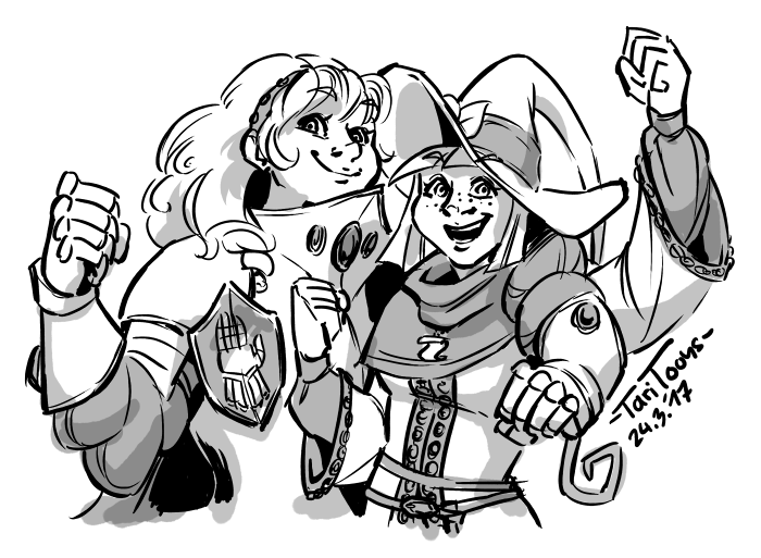 Illustration: Baldur's Gate Doodles 2 3