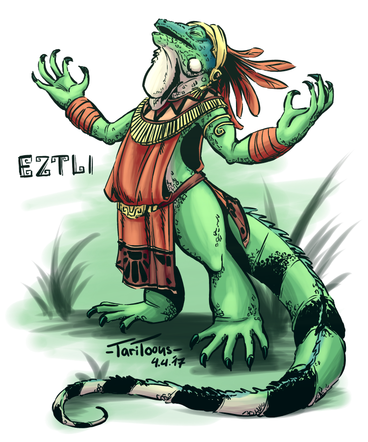 Concept Art / Character Design: Eztli 1