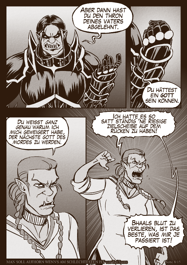 Comic: Man soll aufhörn wenn's am schlechtesten ist 9