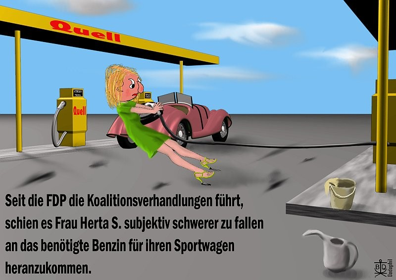 Cartoon: Die Deutschen nach der Wahl (1) 1