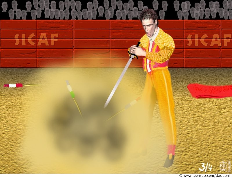 Comic: Bullfight - Stierkampf 3