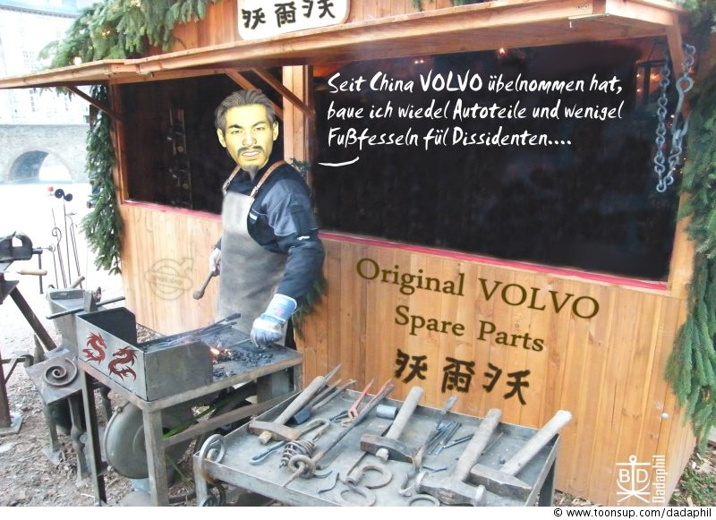 Cartoon: VOLVO sold to China 1