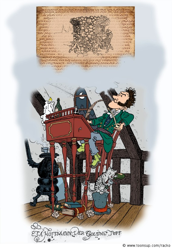 Illustration: ETA Hoffmann: Der goldne Topf 1
