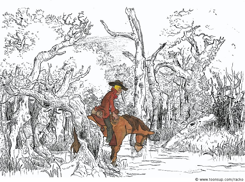 Illustration: Waldlandschaft 1