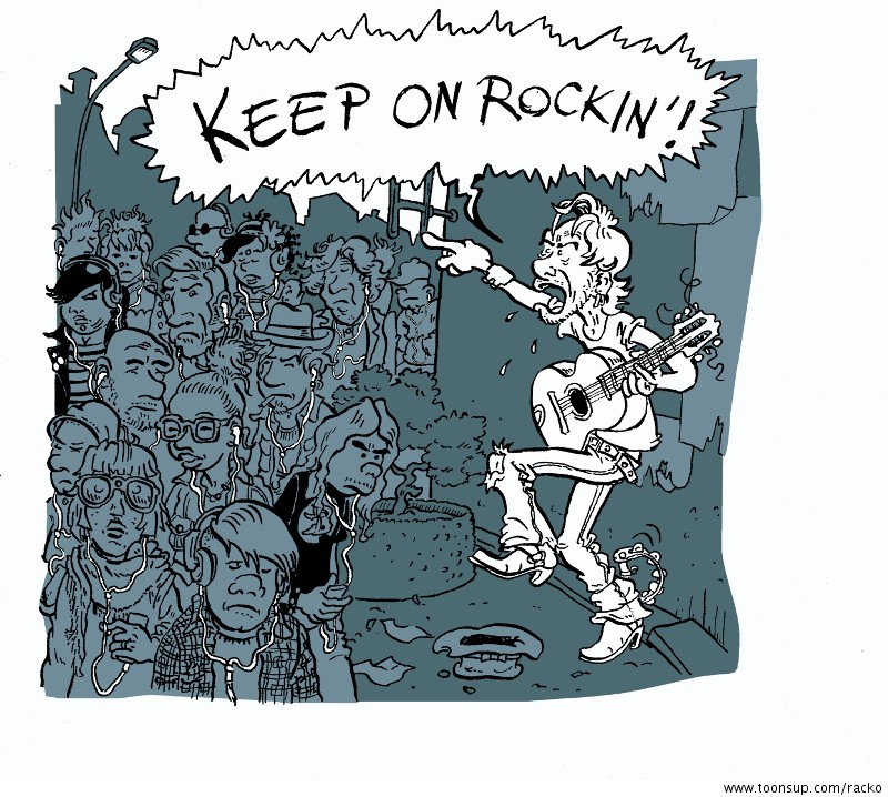 Cartoon: Mahnende Worte 1