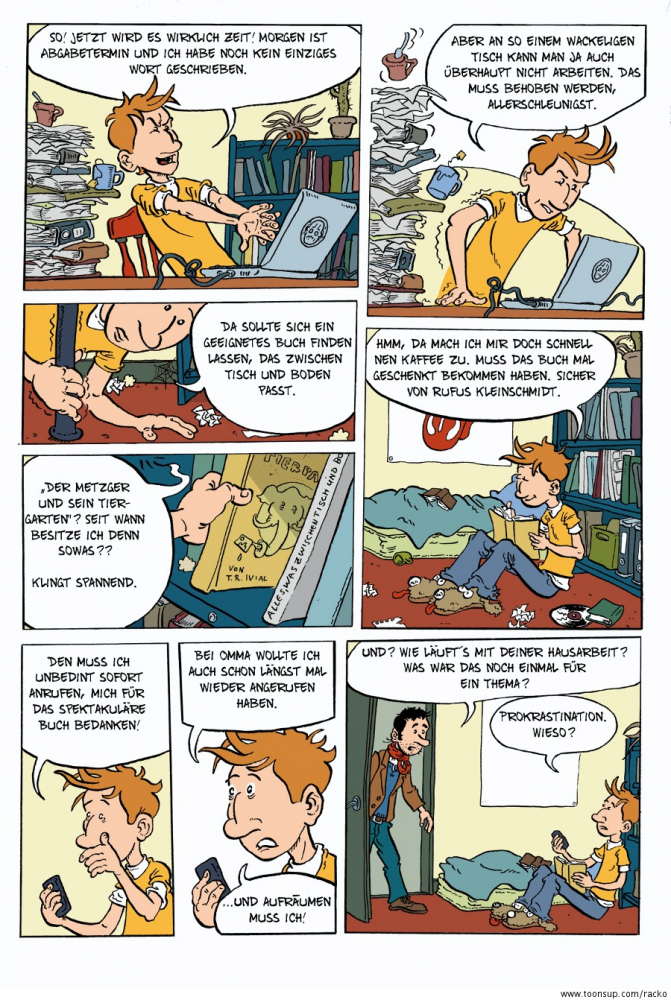 Comic: lost & Broken: Hausarbeit 1