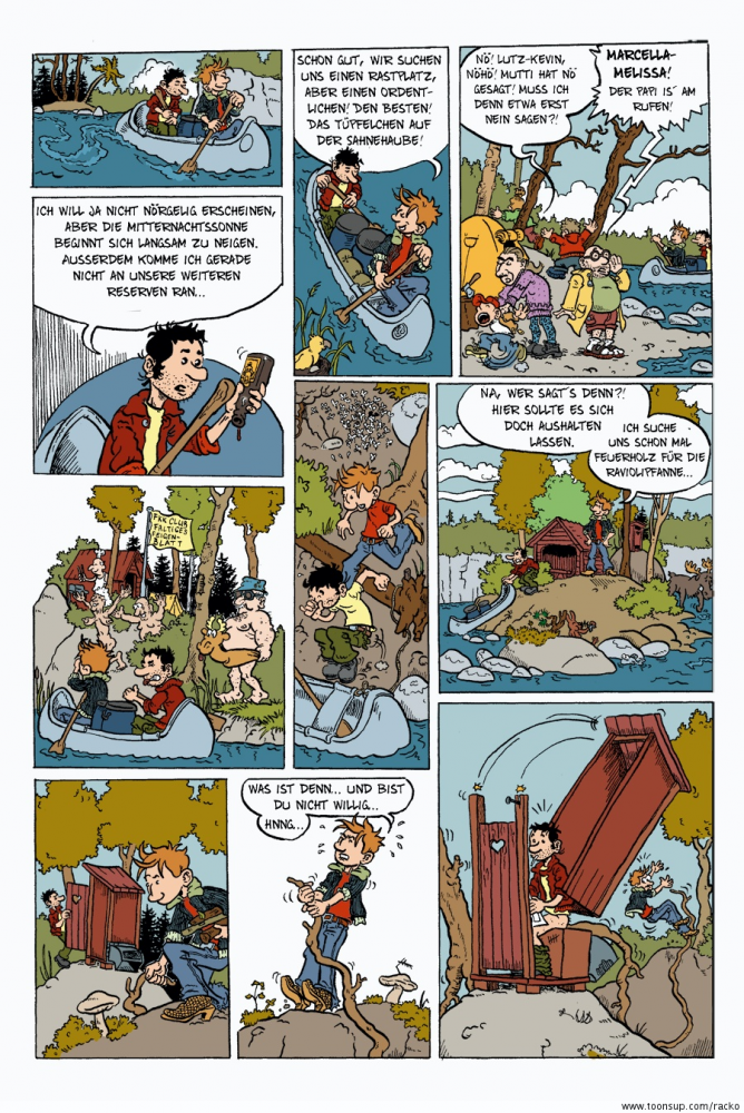 Comic: Lost & Broken: Kanuurlaub II 1