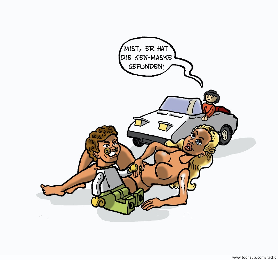 Cartoon: Playmo vs Legoman (5) 1