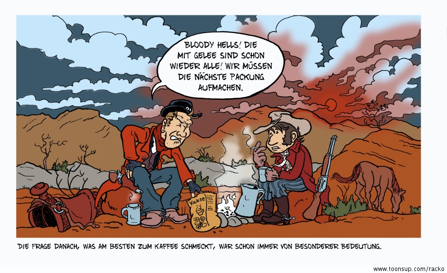 Cartoon: Kaffeegespräche 1