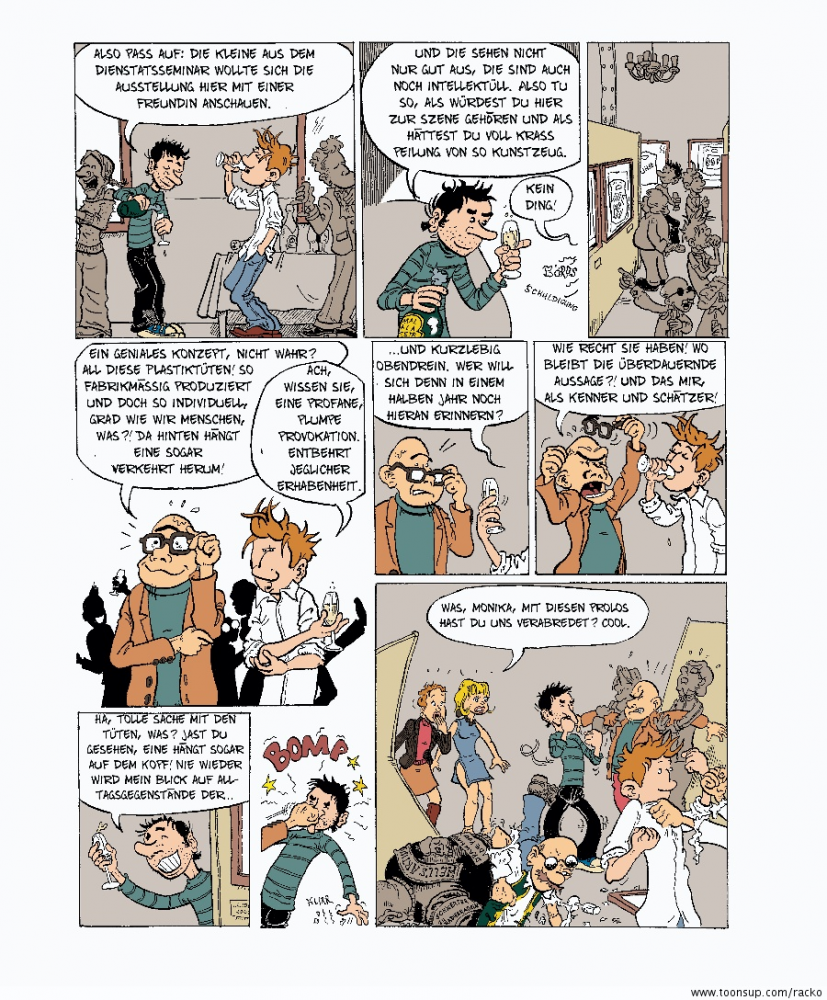 Comic: Lost & Broken: In der Galerie 1