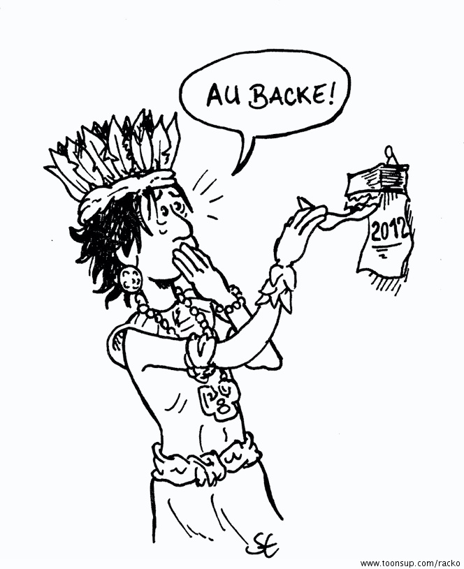 Cartoon: Au Backe 1
