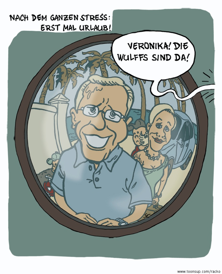 Cartoon: Was macht eigentlich Christian Wulff? 1