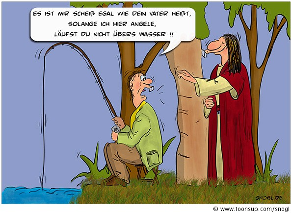 Cartoon: Jesus 1