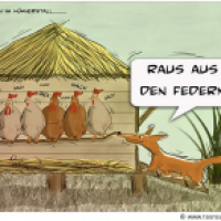 Raus aus den Federn