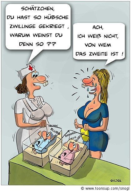 Cartoon: Zwillinge 1