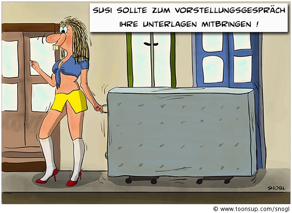 Cartoon: Bewerbung 1