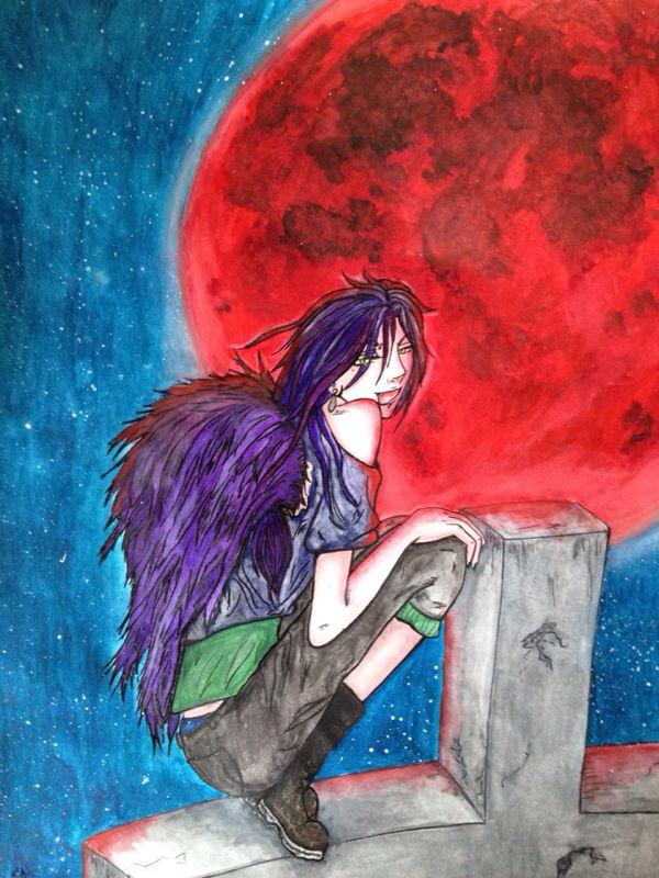 Concept Art / Character Design: Blutmond Aquarell 1