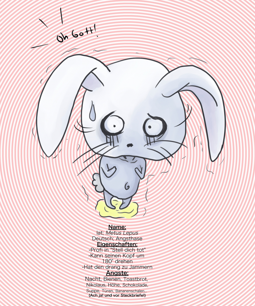 Illustration: Angsthase 1