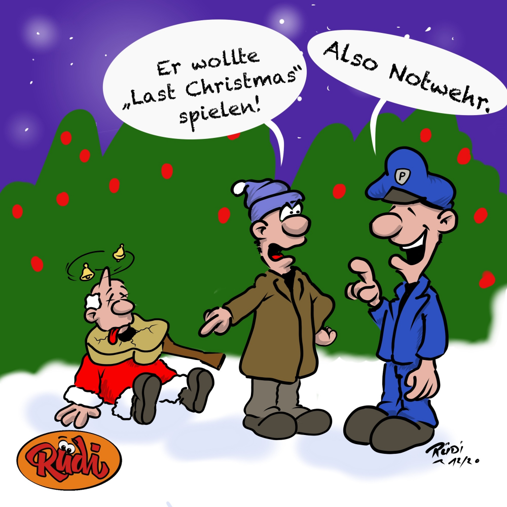 Cartoon: Weihnachtslied 1