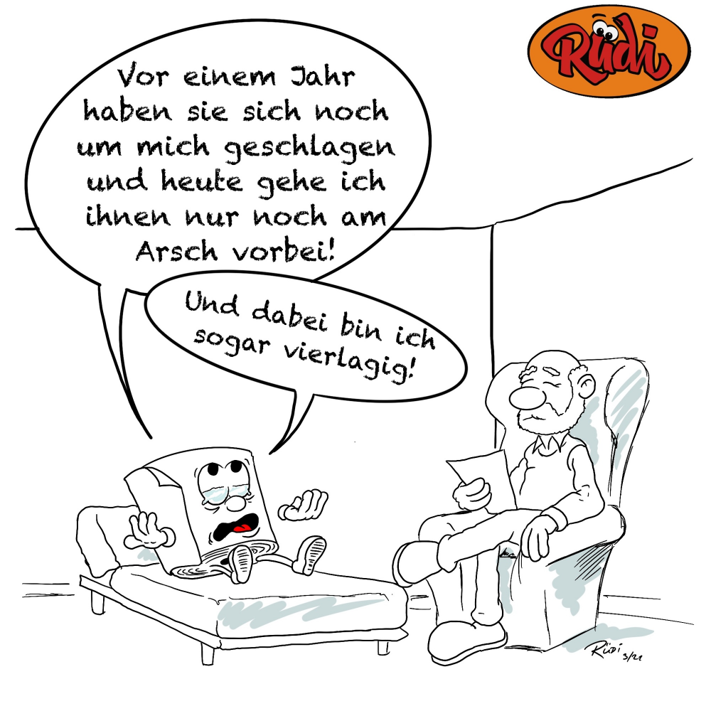 Cartoon: Happy Birthday Klopapierhysterie 1